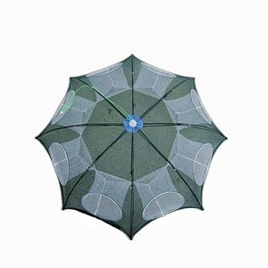 Nouveau Portable <span class=keywords><strong>Crevette</strong></span> Appât Crabe <span class=keywords><strong>Crevette</strong></span> Net Drop Landing Fish Pier Harbour Étang Parapluie Forme Pliant Filets De Pêche - Product Image 2