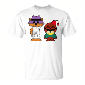 Camiseta Secret Squirrel And Morocco Mole, camiseta gráfica blanca unisex para adultos - Product Image 2