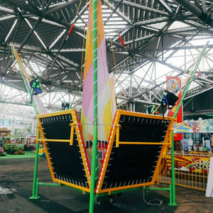 ธุรกิจขายร้อนกลางแจ้งยูโรสแตนเลส4 In 1 <span class=keywords><strong>Bungy</strong></span> กระโดดบันจี้จัมแทรมโพลีนที่มีเชือกสำหรับเด็ก - Product Image 6