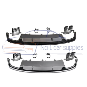 Cho 2016-2018 A7 Facelift khuếch tán phía sau <span class=keywords><strong>S7</strong></span> phong cách xe Bumper với điều kiện mới và bao gồm clip - Product Image 2