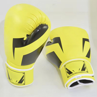 Gants de Boxe et d'Arts Martiaux Colorés et Personnalisés en Cuir PU, 8oz, 10oz, 12oz, 14oz, pour Entraînement et Compétition