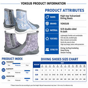 Botas de Neopreno de 5 mm de Grosor para <span class=keywords><strong>Buceo</strong></span>, Botas de Neopreno Antideslizantes para Agua Fría para Hombres y Mujeres, Precio al por Mayor del Fabricante - Product Image 4