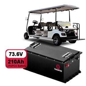รถกอล์ฟแบตเตอรี่ลิเธียมเหล็กฟอสเฟตพลังงานสูง51.2V 73.6V 210Ah 105ah ก้อนแบตเตอรี่ BMS ไอออนอัจฉริยะ - Product Image 1