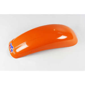 Parafango posteriore universale arancione Vintage per bici Cross 250CC-500CC (1975-1983) accessorio moto - Product Image 1