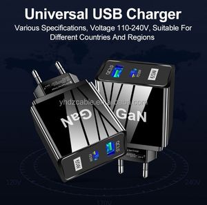 65W <b>Charger</b> Adapter Fast Charging USB Type C Quick <b>Charger</b> with Temp Control & ABS Shell PD QC3.0 for <b>Multi</b> Devices - Product Image 3