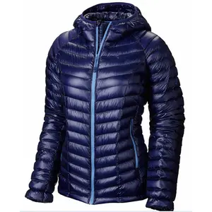 Invierno espesar abrigo de algodón acolchada con capucha desmontable de ganso chaqueta