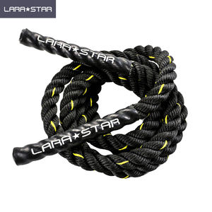 LS1183 25mm <span class=keywords><strong>Corde</strong></span> à <span class=keywords><strong>sauter</strong></span> lourde pour adultes Entraînement de force Combat Energy Burst Arm Weight Fitness Battle Skipped Rope - Product Image 2