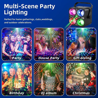 Projecteur Laser LED 4-en-1 Magic Ball pour Fêtes, Stroboscope, Activé par le Son et Télécommande, Idéal pour Noël |   Usine YSH