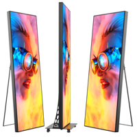 Affichage LED pour affiches P1.86 P2.5, affichage publicitaire LED commercial intérieur, affichage numérique LED couleur pleine