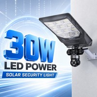 Lampadaire Solaire Tout-en-un avec Caméra CCTV à Quatre Objectifs pour Villa, Ferme, Parking – Conception et Construction de Projets