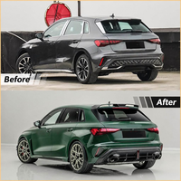 Kit de carrosserie style RS3 pour Audi A3 S3 8Y PA 2025+ : Amélioration pare-chocs avant et arrière pour modèles 2025, 2026, 2027 (hatchback et berline)