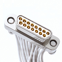 Connecteur Micro-D Série J30JZ 15-21 Broches Équivalent MIL-DTL-83513 Interconnexion Miniature D-Sub Haute Fiabilité J30JZLN21ZKCA000