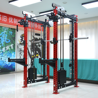 Équipement de fitness commercial de haute qualité pour la musculation et l'entraînement en force : Smith Squat Rack Machine Multi Power Rack