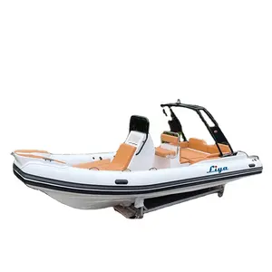 Liya 22ft Bateaux de rafting gonflables Bateaux à côtes 12 Ce Bateau à grande vitesse HYPALON Kano 12 150 12 'Radeaux auto-libérateurs 2 - Product Image 1