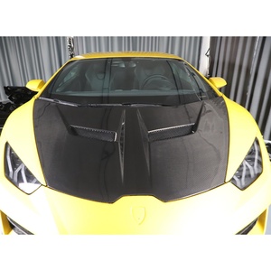 2014-2023 Car modification upgrade carbon fiber <b>engine</b> <b>hood</b> <b>engine</b> <b>hood</b> protective decoration kit for Huracan LP580/610 V Style - Product Image 5