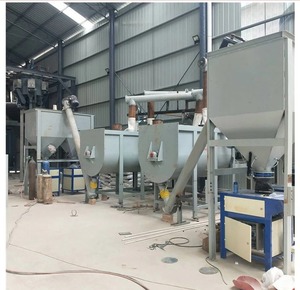 Simple Dry Mortar Mixing Plant Wall Putty Gypsum Powder <strong>Plaster</strong> Skim Coat Cement <strong>Mixer</strong> Tile Adhesive Grout Glue Making Machine - Product Image 4