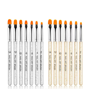 7pcs UV Gel Nail Painting <b>Brush</b> Set Soft Nylon Liner Pens for Manicure DIY Nail Art Tools - Product Image 4