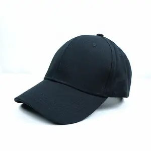 Cappelli sportivi semplici in cotone tinta unita con Logo di alta qualità da uomo a 6 pannelli cappellino da Baseball