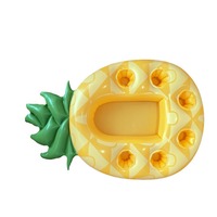 Porte-boisson gonflable ananas en gros sous-verres seau à glace petit porte-boisson gonflable pour parcs aquatiques