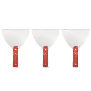 มีดโป๊วผนังยิปซัม ด้ามไม้ ใบมีดโลหะ สำหรับติดสติ๊กเกอร์ <span class=keywords><strong>วอลเปเปอร์</strong></span> ปูกระเบื้อง ซ่อมแซมพื้นผิว ทาสี ปิดรอยต่อ ขูด - Product Image 5