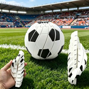 Nuevo juguete transfronterizo impreso en 3D, pelota transformable viral en internet, pelota antiestrés de slime, adorno de fútbol, recuerdo para aficionados - Product Image 5