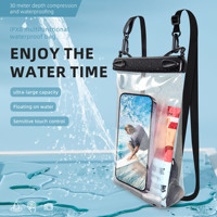 ZONYSUN nouveau Style pochette étanche PVC haute Transparent étanche téléphone sac étanche sac à bandoulière pour les Sports de plage