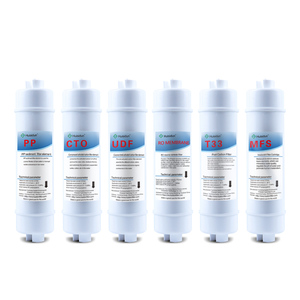 10 pouces remplacement rapide ménage filtre à eau <span class=keywords><strong>cartouche</strong></span> chine alimentaire <span class=keywords><strong>blanc</strong></span> osmose inverse ioniseur purifier l'eau polypropylène - Product Image 1