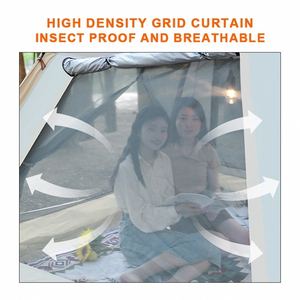 Tenda da Campeggio Automatica Pop-Up Resistente per 4-<span class=keywords><strong>5</strong></span> Persone, Impermeabile e Anti-UV per Uso Esterno - Product Image 4