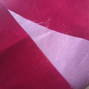 Bangladeş pazarı için % dekorasyon kumaşı tekstil için mikrofiber kadife tafta destek akın kumaş