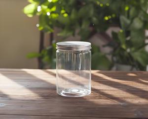 Pequeños envases vacíos para mascotas 200ml Tapas de oro transparente 3oz 5oz 8oz 16oz para exfoliante corporal Sales de baño Manteca de karité Productos para el cabello Plástico - Product Image 6