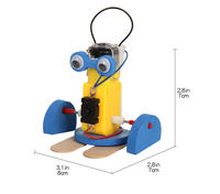 Kits de modèles de robots marcheurs en bois à monter soi-même pour les étudiants, expériences scientifiques scolaires, jouets éducatifs