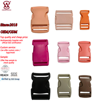 Fermoir à dégagement latéral coloré personnalisé POM Sangle pour sac à dos Taille de ceinture Boucle en plastique réglable