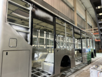 Bus électrique mini 7M certifié UE, 12-28 places, batterie 176 kWh, bus urbain automatique, bus LHD pour navette scolaire, aéroport, station balnéaire