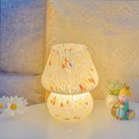 TAIKOO Vente en Gros Nouvelle Lampe de Table Champignon LED Décorative Rechargeable pour la Maison, Lampe de Lecture Tendance pour Salon