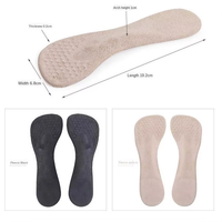 YEBEI semelles de chaussures Einlegesohle 3/4 semelles intérieures confortables talon Inserts Absorption des chocs soutien de la voûte plantaire talon haut soulagement de la douleur semelles intérieures