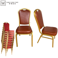 Chaises de salle à manger empilables modernes, chaise de banquet pour hôtel, salon en fer et école en Turquie, Pakistan, tube carré en métal, chaise de mariage