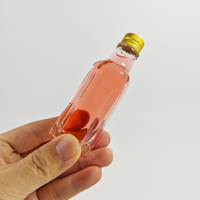 Offre Spéciale personnalisé vide 30ml Mini whisky vodka verre à liqueur bouteilles de boisson bouteille de tequila avec bouchons pour esprit