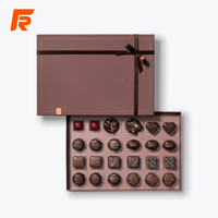 Luxuriöse, hochwertige, lebensmittelechte, wasserdichte Schokoladengeschenkbox mit individuellem Logo, Prägung und Schaumstoffeinlage