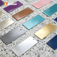 Süper Dayanıklı Termoset Yüksek Parlaklıkta Epoksi Polyester Toz Boya Alüminyum Pencere Kasaları İçin