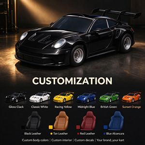 โกคาร์ทดริฟท์ไฟฟ้าสไตล์ GT3 72V 80 กม./ชม. ระยะทาง 100 กม. รถแข่งสไตล์เรโทรสำหรับผู้ใหญ่ ราคาโรงงาน ขายส่ง - Product Image 4