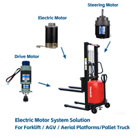 Kit Moteur de Direction et de Traction pour Chariot Élévateur Électrique à 3 Moteurs, Ensemble Moteur Hydraulique