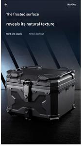 กล่องเก็บสัมภาระมอเตอร์ไซค์อลูมิเนียมอัลลอยขนาดใหญ่ 45 ลิตร - กล่องท้ายรถมอเตอร์ไซค์ PP ทนทาน กันฝุ่น สำหรับการเดินทาง <span class=keywords><strong>Nanke</strong></span> JT-X - Product Image 4