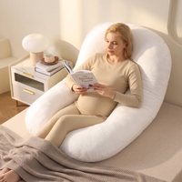 Oreiller de soutien corporel pour femmes enceintes, couleur unie, OEM, pour allaitement, soutien lombaire, coussin de sommeil, oreiller de maternité