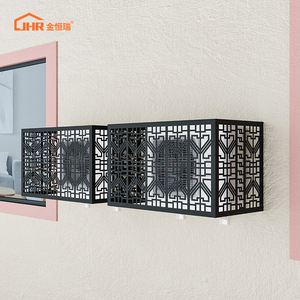 JHR ตัวแบ่งพื้นที่บานเกล็ดอิสระที่ครอบเครื่องปรับอากาศอลูมิเนียมรั้วความเป็นส่วนตัว - Product Image 5