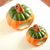 Grande peau de hamster en forme de citrouille en céramique au design original
