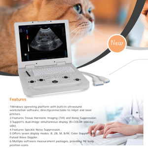Diergeneeskundige echografiemachine met kleuren-doppler flow imaging voor varkens, koeien, honden en katten - Product Image 2