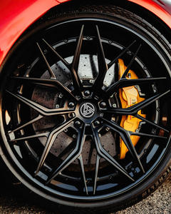 2 Piezas de Rines Personalizados Cóncavos Negros Mate de 5x112 5x114.3 5x120 para Ferrari Lamborghini - Product Image 2