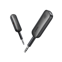 UGREEN Émetteur et Récepteur 2-en-1 sans Fil 5.0 Adaptateur Audio Auxiliaire 3,5 mm pour Voiture