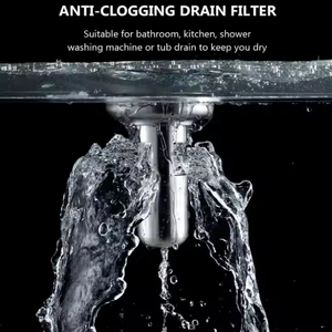 Desodorante de drenaje de suelo con núcleo de insecto Universal de acero inoxidable 304 moderno, <span class=keywords><strong>tubo</strong></span> extendido para cocina, baño, falla de alcantarillado - Product Image 6