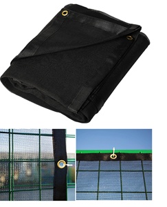 Cortavientos/Pantallas DE PRIVACIDAD Accesorios Para cercas de cancha de tenis Protectores de cancha resistentes a la intemperie Fijaciones incluidas 50% Flujo de aire - Product Image 2